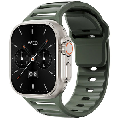 Sport Silicone Strap for Apple Watch Ultra 2 & Series 9–6 | 49–42mm Band