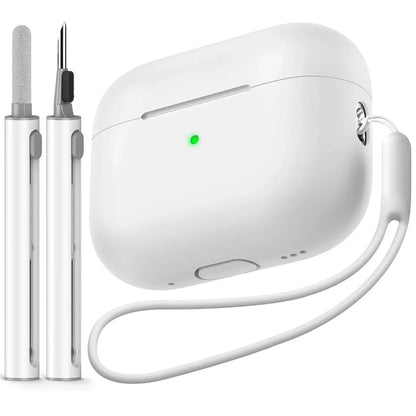 Soft Silicone AirPods Pro Case with Cleaner Kit for 1st & 2nd Generation
