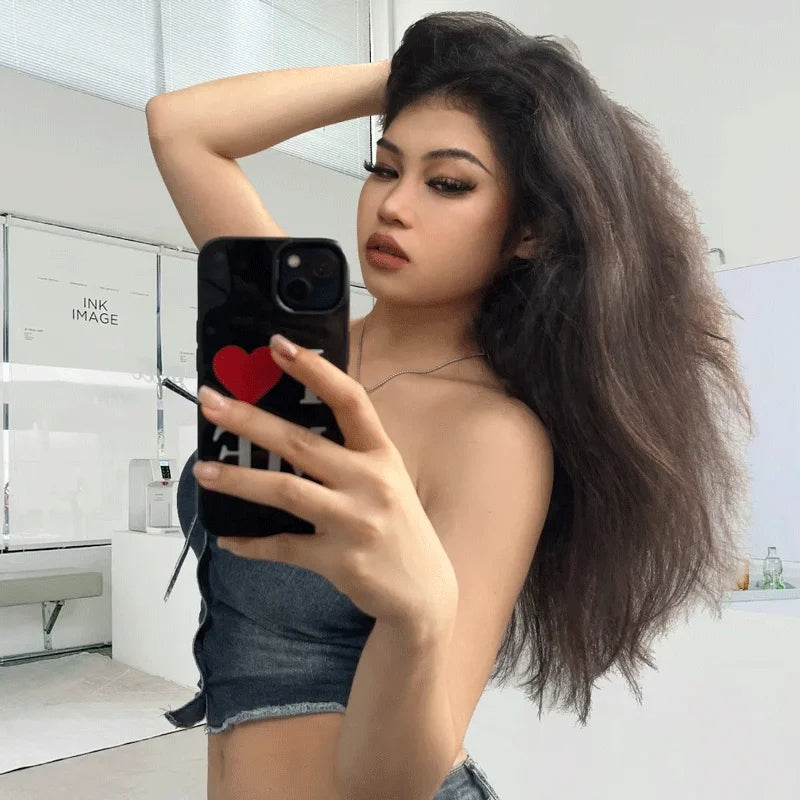 American Classic Letter Phone Case Y2K iPhone 12–16 Pro Max