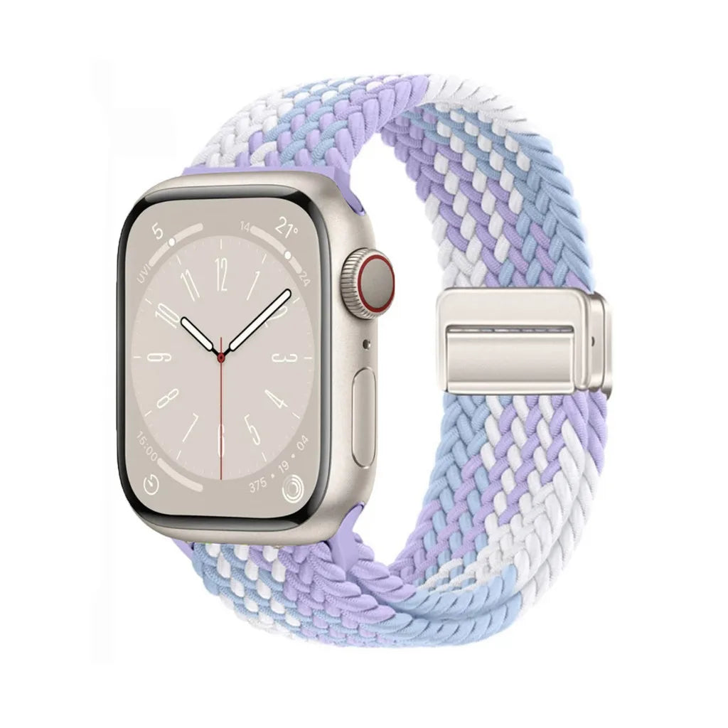 Nylon Braided Band for Apple Watch Ultra & S10–S3 | Soft Durable Strap