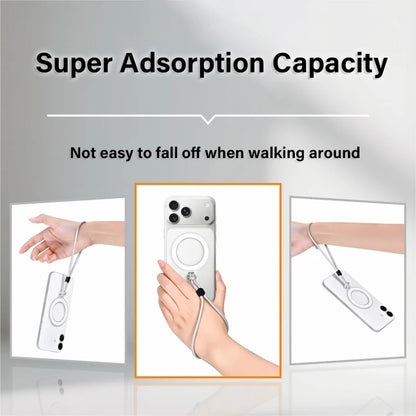 2025 Universal Magnetic Ring Lanyard Detachable Phone Charm Strap for iPhone
