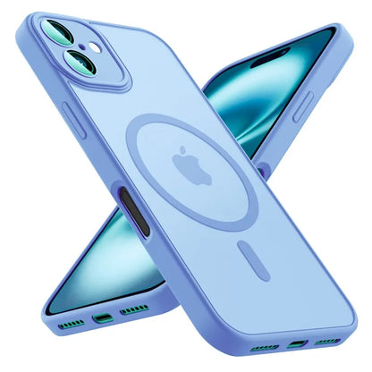 Luxury Frosted MagSafe Case for iPhone 14 13 12 11 Pro Max Plus Matte Clear