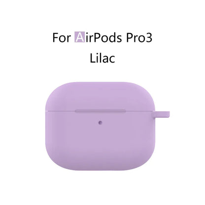 Soft Silicone AirPods Pro 3 Case – Keychain & Cleaning Kit Included