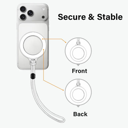 2025 Universal Magnetic Ring Lanyard Detachable Phone Charm Strap for iPhone
