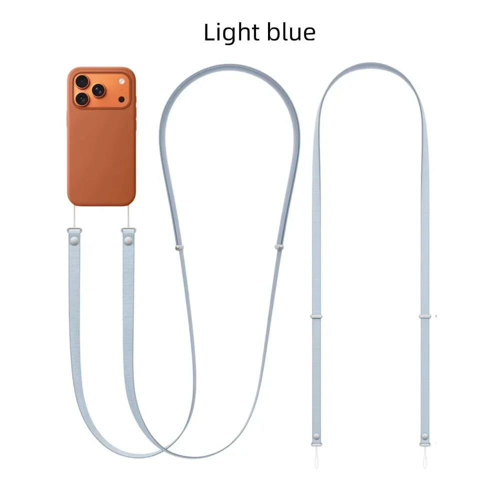 Magnetic Crossbody Lanyard Case for iPhone 17 Pro Max Adjustable Neck Strap