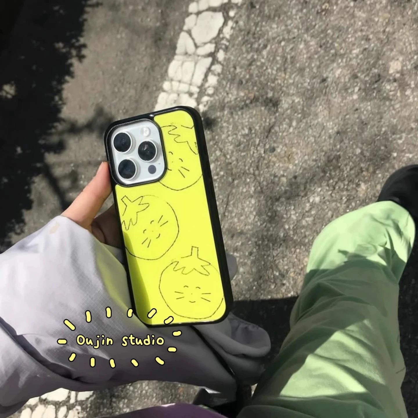 Ins Korean Tomato Design Phone Case for iPhone 11–16 Series