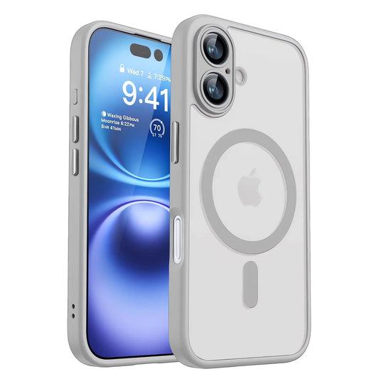 Magnetic Luxury Armor Shockproof Case for iPhone 17 Air, 16, 15, 14 Pro Max