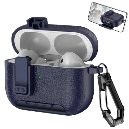 Phone Holder Cortex Case for AirPods Pro 3 2 1 4 Bluetooth Earphone Cover