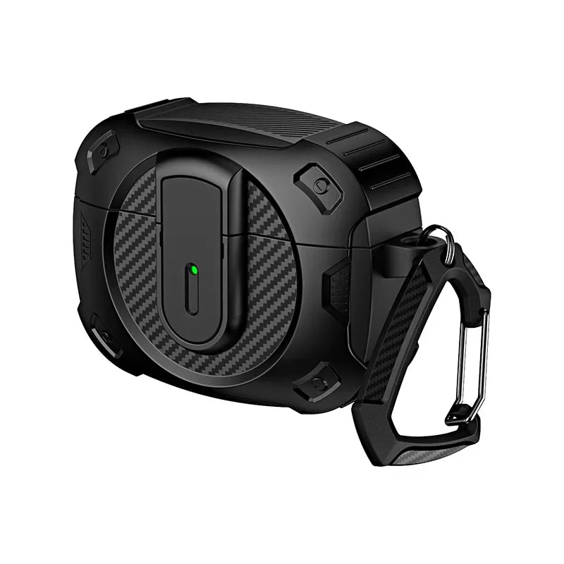 Security Lock Armor Case for AirPods Pro 2/1/2/3 with Wireless Charging