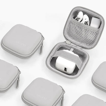Mini Hard Shell Storage Case for Earphones, Chargers & USB Drives