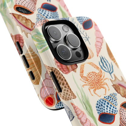 Luxury Ocean Pattern Case for iPhone 17–7 | Double-Layer Protective Cover