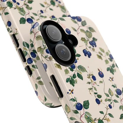 Blueberry Luxury Design Case for iPhone 17 16 15 14 13 12 11 Pro Max Plus