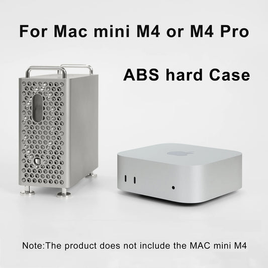 Shockproof Hard Case for Mac Mini M4/M4 Pro – Portable ABS Storage Bag