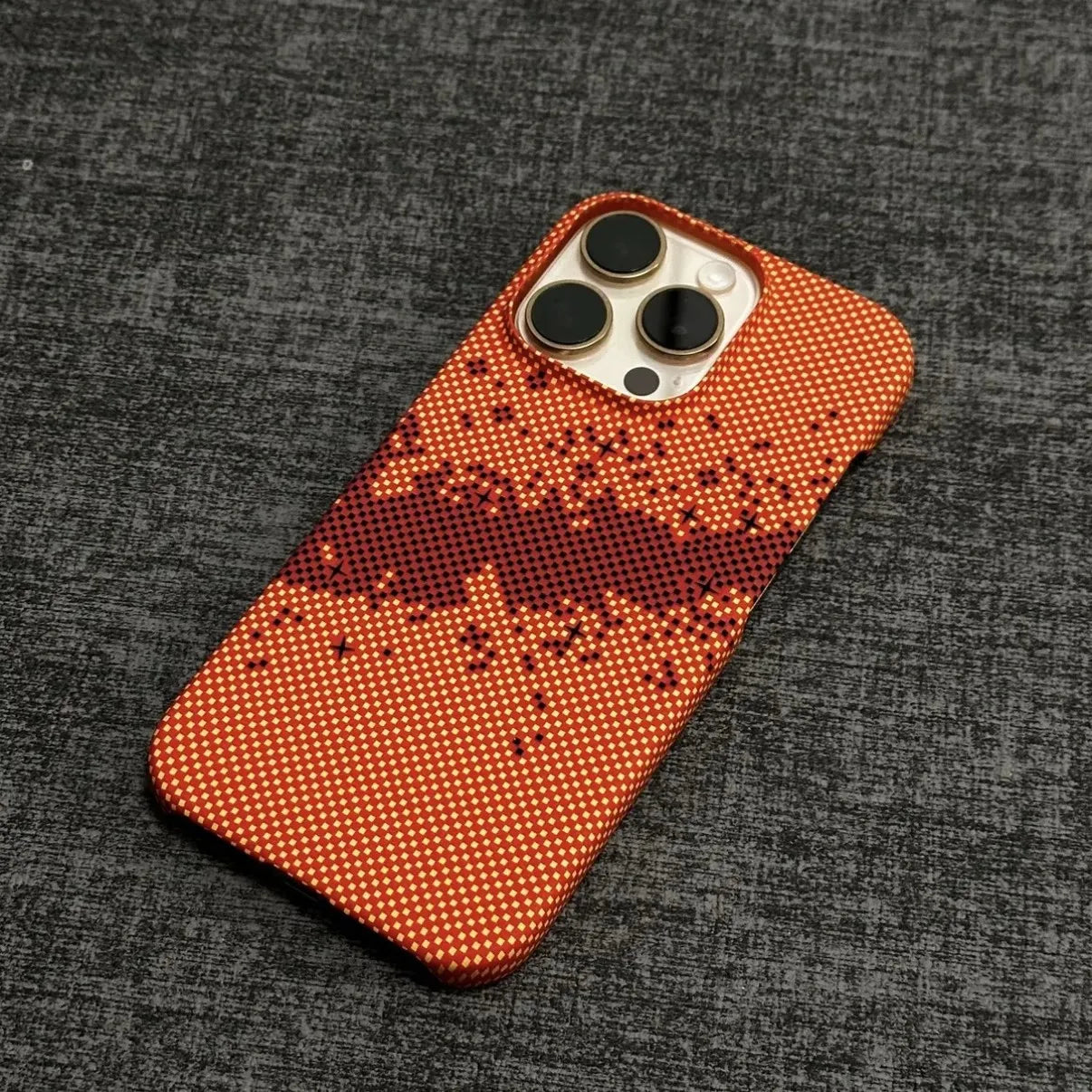 Carbon Fiber MagSafe Case for iPhone 15 14 13 Ultra Slim Magnetic Hard Cover