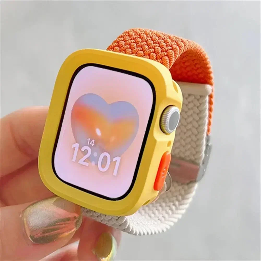 Candy Silicone Case + Strap for Apple Watch Ultra 2 & Series 10–5 SE