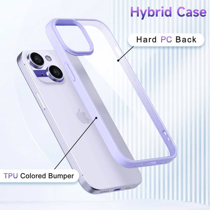 Luxury Transparent Candy Shockproof Bumper Case for iPhone 12 13 14 Pro Max