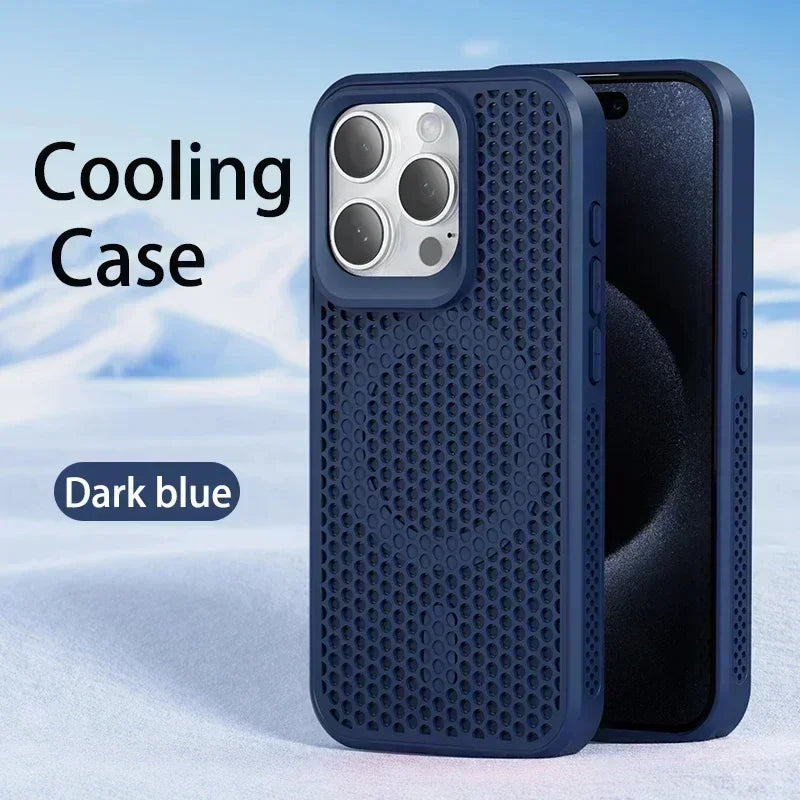 Cooling Magnetic Case for iPhone 14 Pro Max Plus – MagSafe Compatible