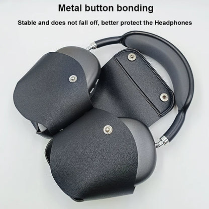 Soft Leather Protective Cover for AirPods Max Earphones Scratch & Fall Resistant