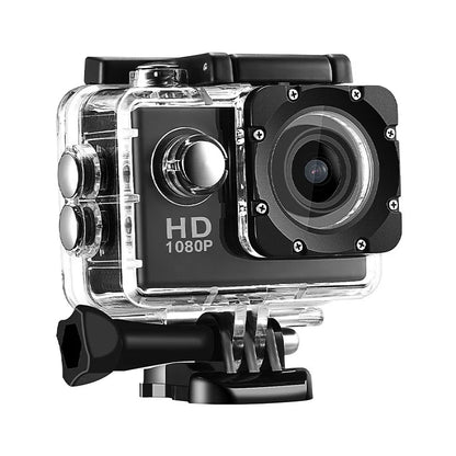Full HD 1080P Waterproof Sports Camera | Mini Action Cam with Accessories