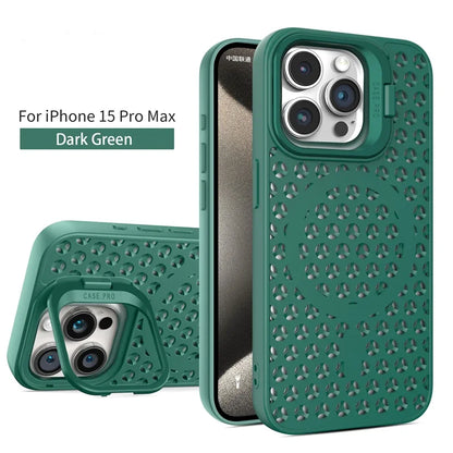 MagSafe Mesh Cooling Case for iPhone 11–15 Pro Max – Soft & Magnetic