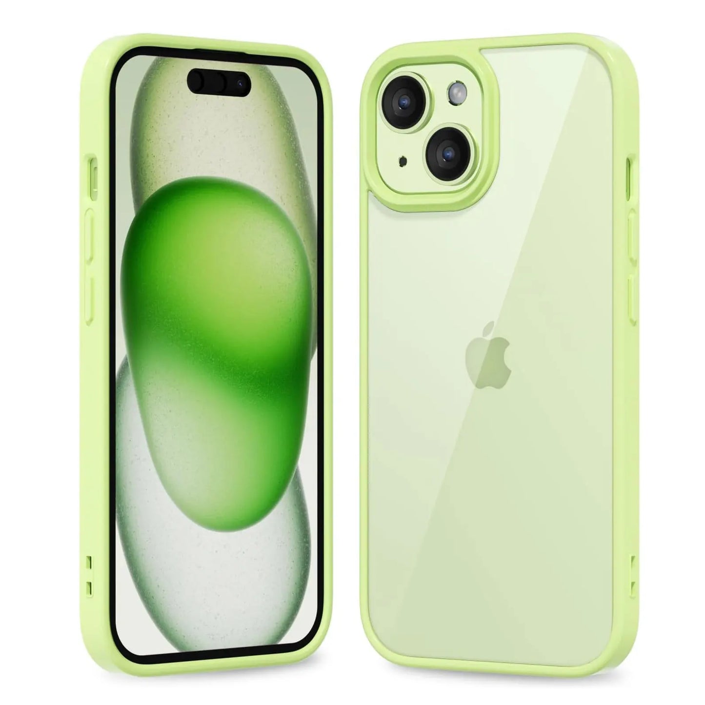 Luxury Transparent Candy Shockproof Bumper Case for iPhone 15 16 Pro Max