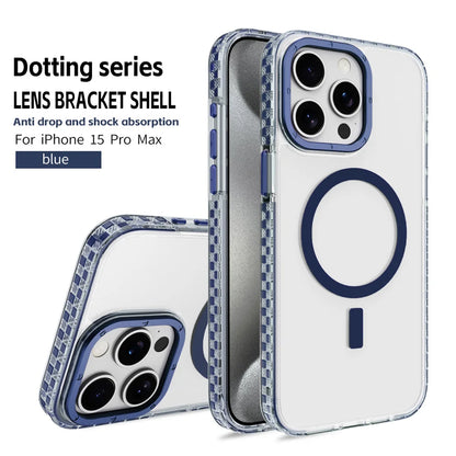 Transparent MagSafe Case for iPhone 11 12 13 Pro Max – Hybrid Armor Cover