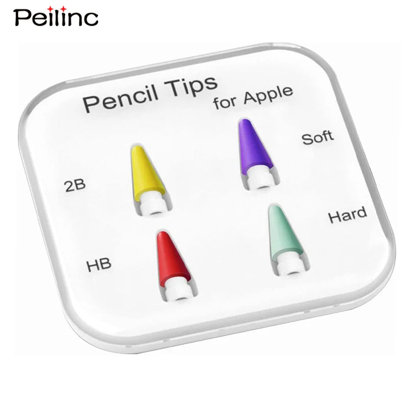 Pencil Tips for Apple Pencil 1st & 2nd Gen Double-Layer Durable iPad Nibs