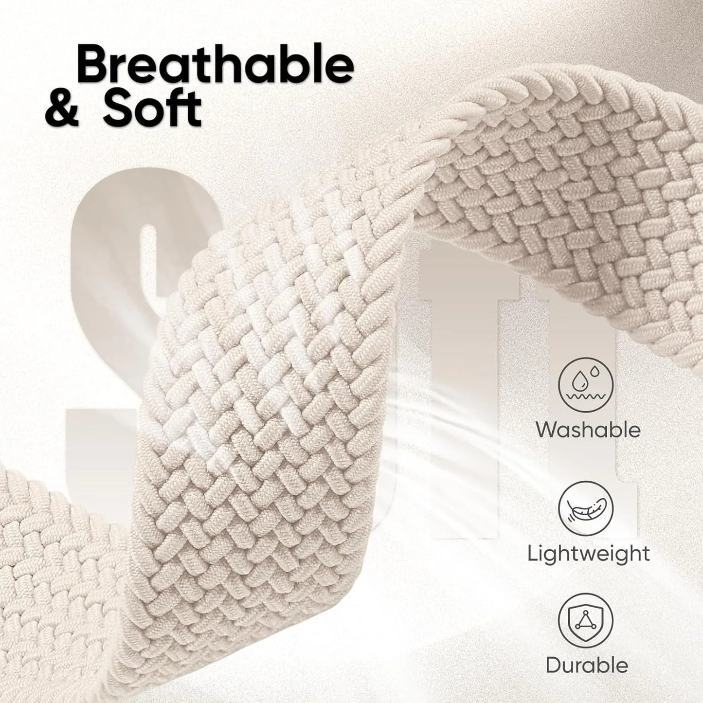 Braided Magnetic Strap for Apple Watch Ultra 2 & Series 10–6 SE Band