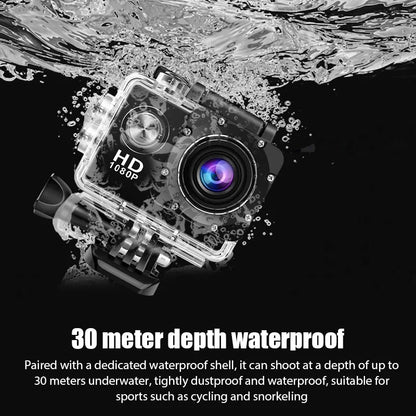 4K Ultra HD Action Camera | Waterproof 3MP Sports Cam with 2.0" HD Screen