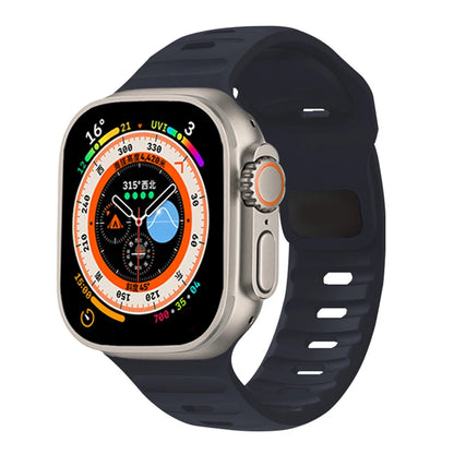 Sport Silicone Strap for Apple Watch Ultra 3/2 and Series 11–6, SE3 (49–40mm)