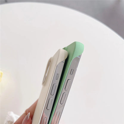 Ultra-Thin Frameless Matte Case for iPhone 14–SE | Luxury Candy Color Cover