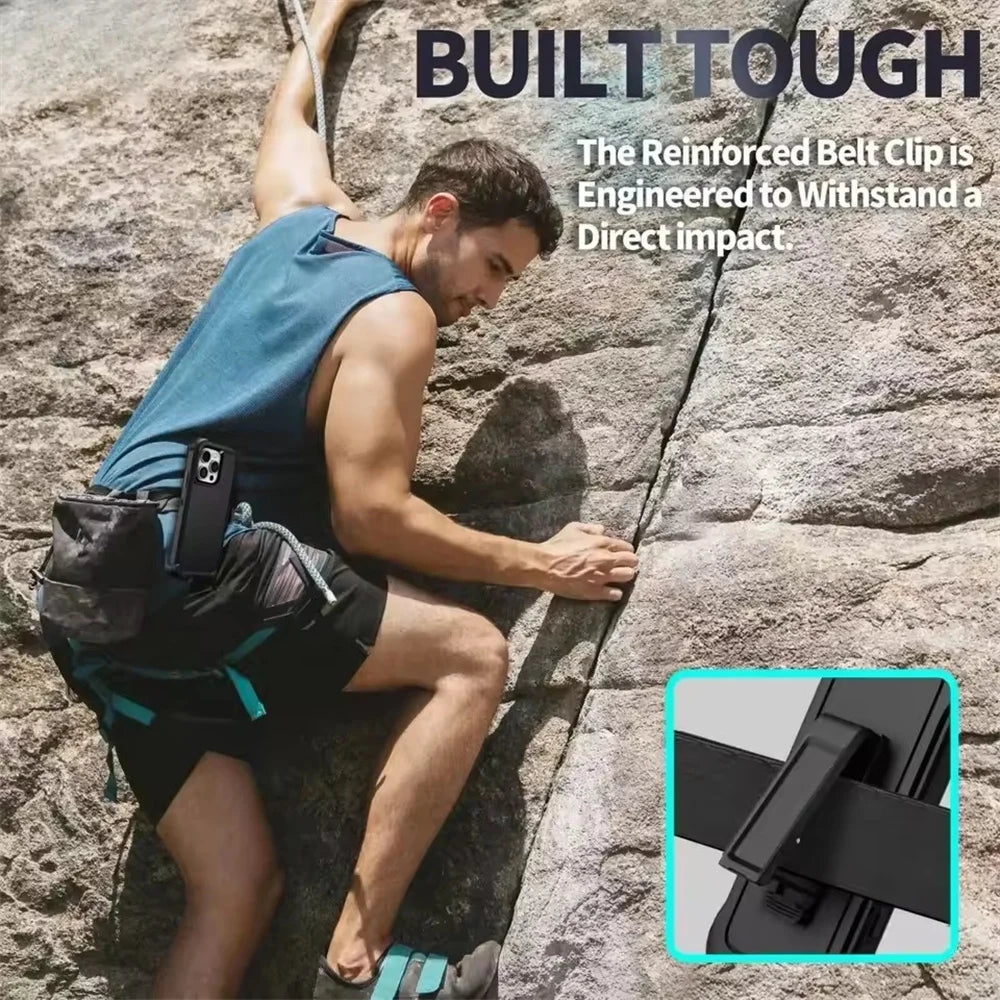 3-in-1 Armor Shockproof Case for iPhone 14/Plus/Pro Max/Mini