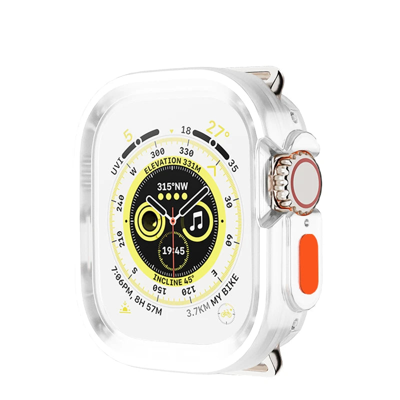 Full Coverage TPU Case for Apple Watch Ultra 2 & Series 8, 49mm Bezel Protector Bumper