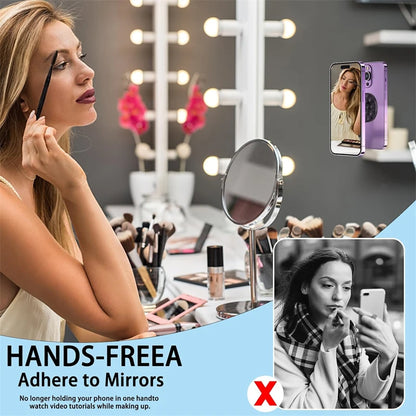 Magnetic Silicone Suction Cup Grip Holder for MagSafe iPhone 16