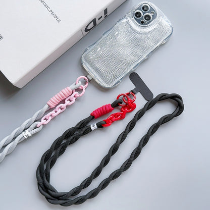 Acrylic Crossbody Phone Lanyard Strap – Anti-Lost Neck & Wrist Clip