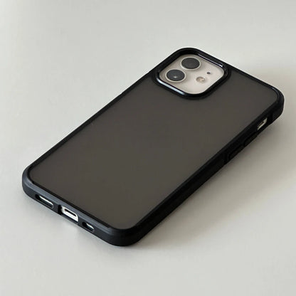 Armor Matte Shockproof Case for iPhone 16 15 14 Pro Max – Black