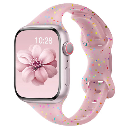 Slim Silicone Band for Apple Watch 49/45/44/42/41/40/38mm Series 10–2 SE