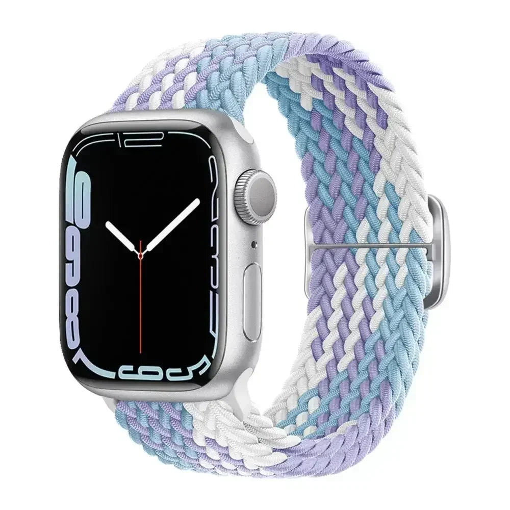 Braided Solo Loop for Apple Watch Ultra & Series 10–7 SE Elastic Band