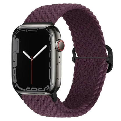 Braided Nylon Strap for Apple Watch Ultra 2/Series 10–4 Adjustable Band