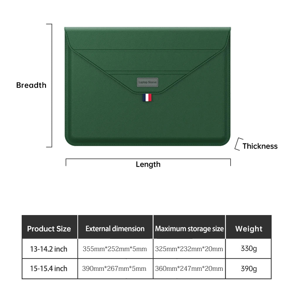 Laptop Sleeve & Mouse Pad Case for MacBook Air 15 Pro 14 M1 M2 M3 2023 Envelope