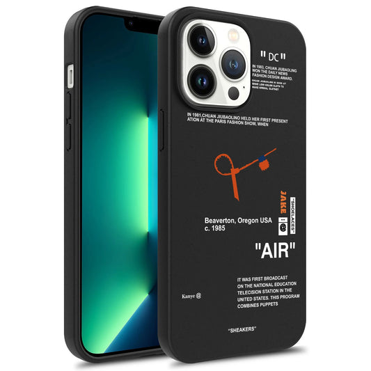 Degrade Silicone Soft Case for iPhone 11–14 – Anti-Drop Shoe Laces Design