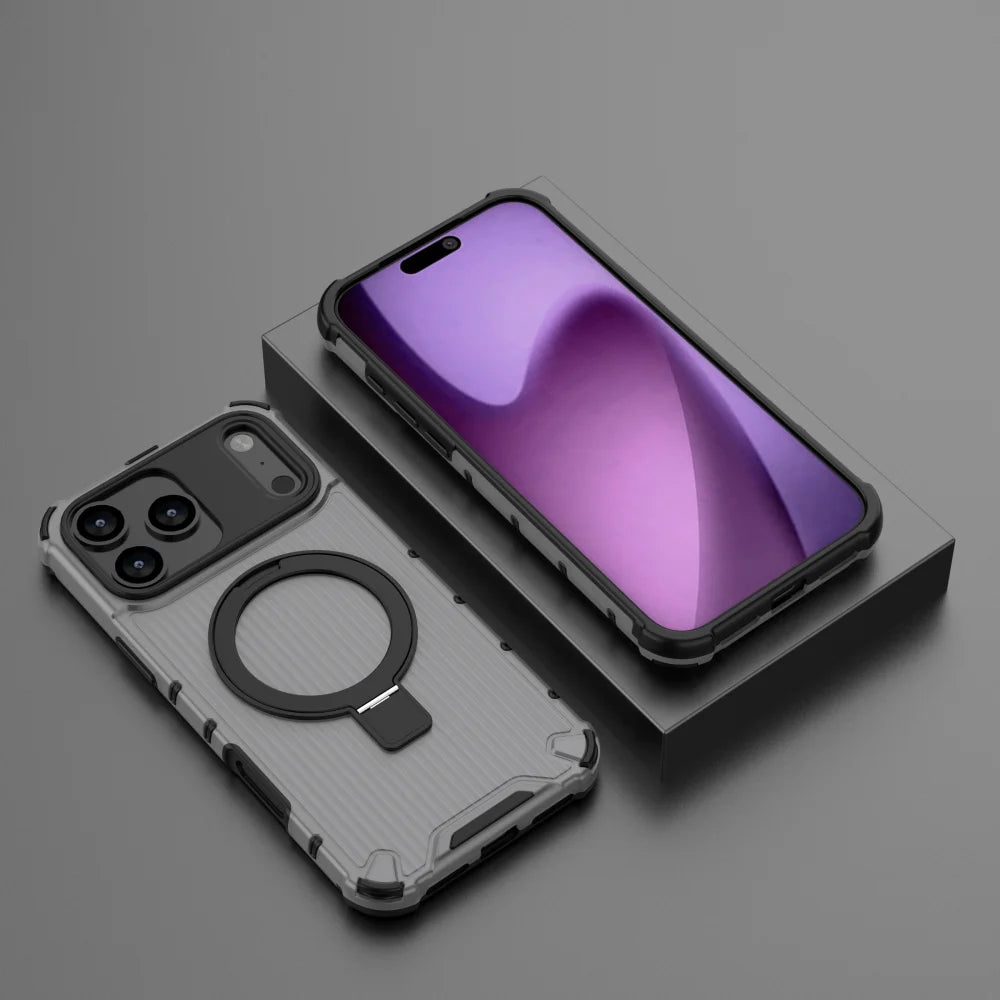 Hybrid Armor MagSafe Case for iPhone 17–11 Pro Max – Magnetic Matte Cover