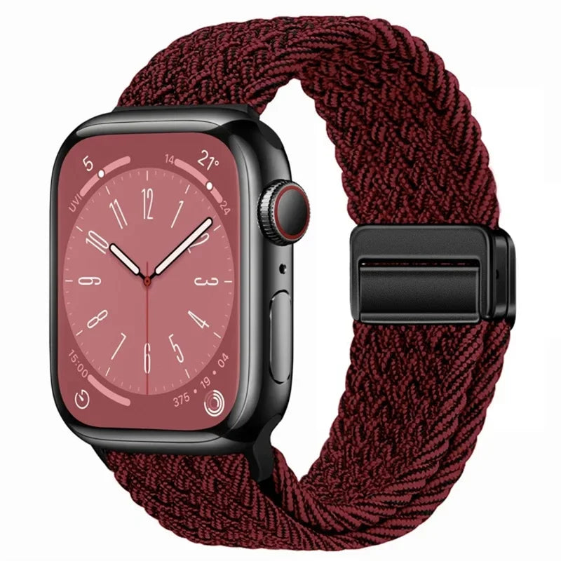 Braided Magnetic Strap for Apple Watch Ultra 2 & Series 10–6 SE Band