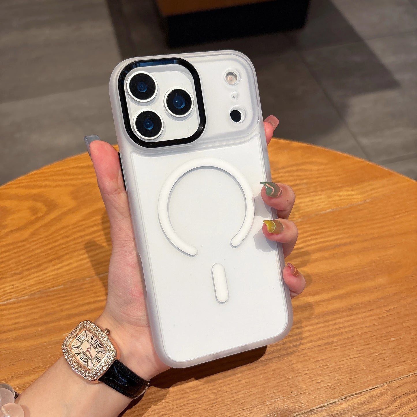 Luxury Transparent MagSafe Case for iPhone 17 Air 17 Pro 17 Pro Max Shockproof