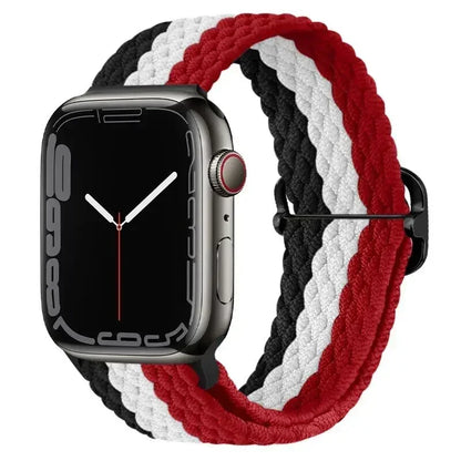 Braided Solo Loop for Apple Watch Ultra & Series 10–7 SE Elastic Band
