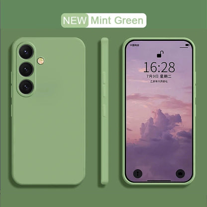 Soft Liquid Silicone Case for Samsung Galaxy S25/S24 Ultra & Plus Ultra Models