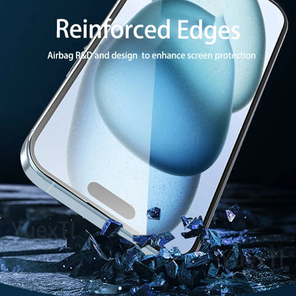 4-Pack Tempered Glass Screen Protectors for iPhone 7–16 Pro Max