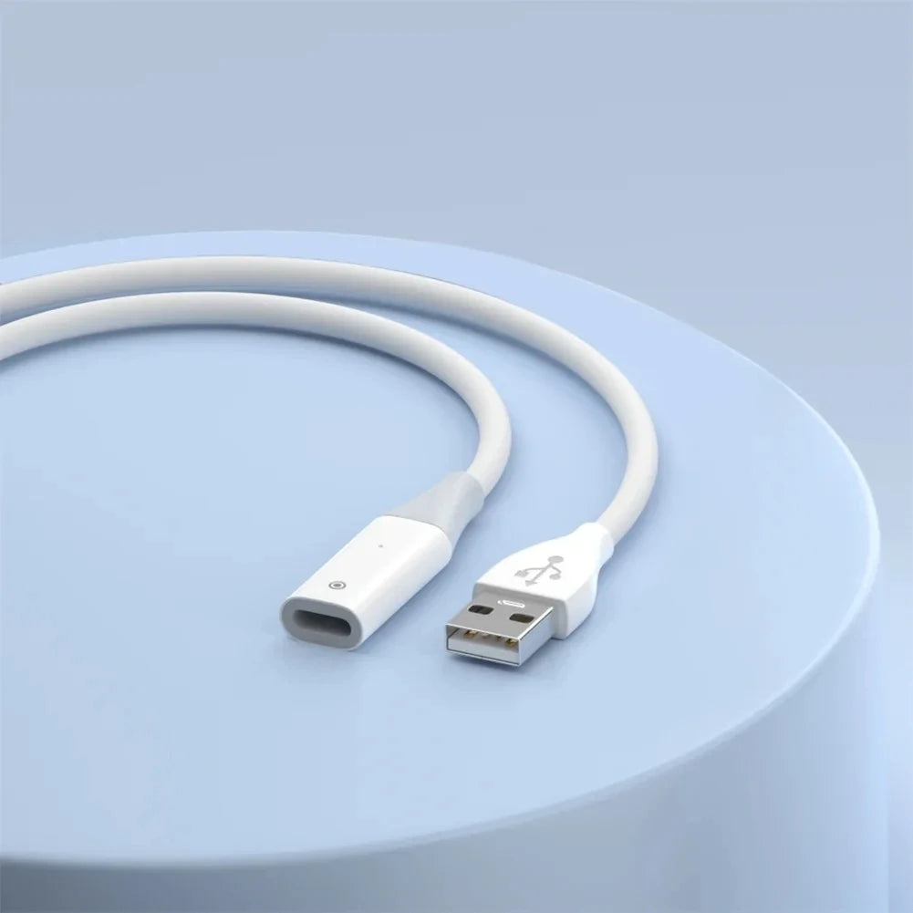 USB A/Type-C Charger Cable for Apple Pencil Gen 1 with Indicator Light