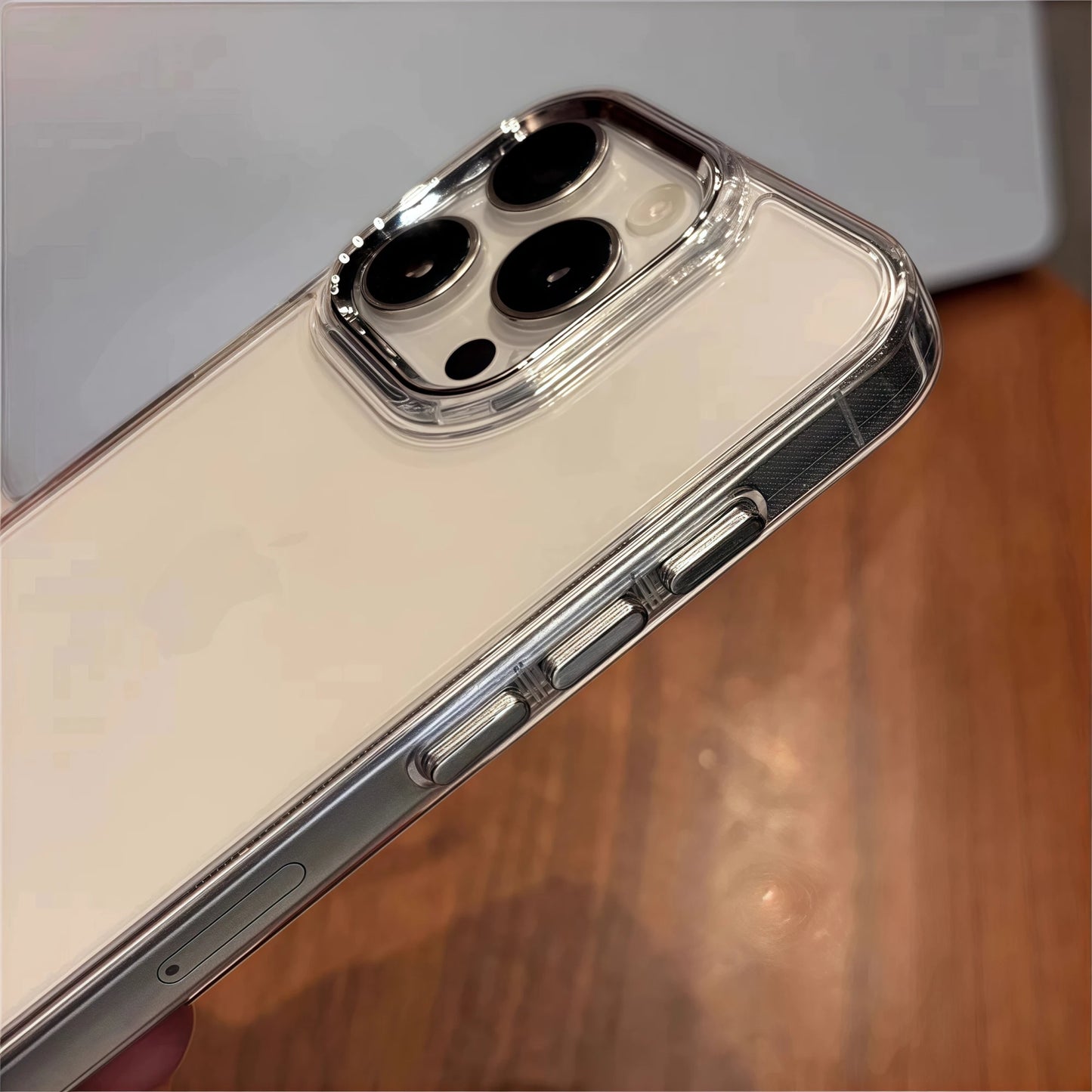 Luxury Clear Silicone Bumper Case for iPhone 17 Air 16 15 14 13 Pro Max