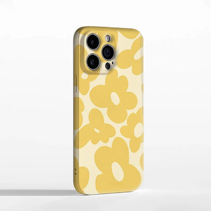 Yellow Blossoms Double-Layer Case for iPhone 17 16 15 14 13 12 11 Pro Max